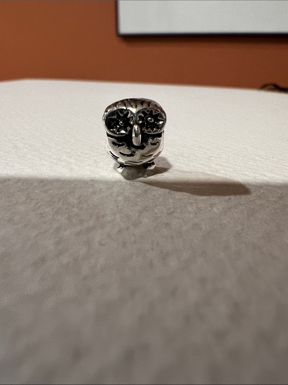 Pandora Sterling Silver Wise Owl Charm - Silver Owl Bead - Picture 13 of 16